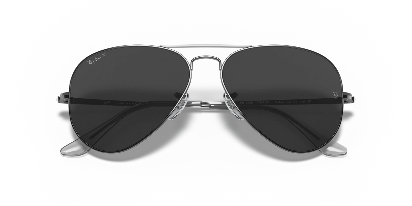 Ray-Ban - RB3689 AVIATOR METAL II - Polarized
