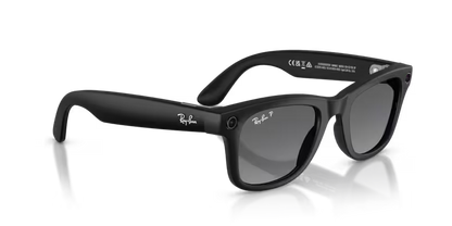 RW4012 Ray-Ban | Meta Wayfarer Black Graphite Polarized M