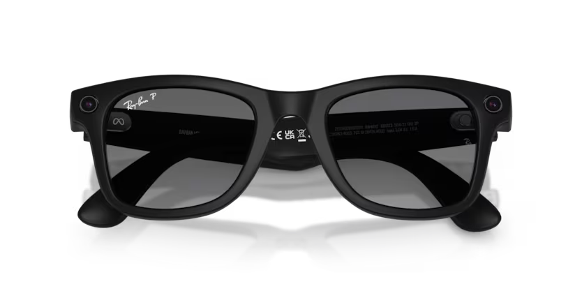 RW4012 Ray-Ban | Meta Wayfarer Black Graphite Polarized M