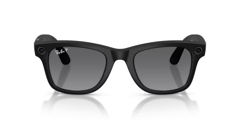 RW4012 Ray-Ban | Meta Wayfarer Black Graphite Polarized M