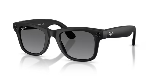 RW4012 Ray-Ban | Meta Wayfarer Black Graphite Polarized M