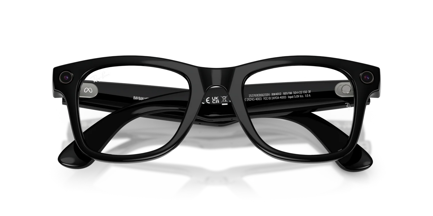 RW4012 Ray-Ban | Meta Wayfarer Transitions® M/L Black/Clear Graphite Green