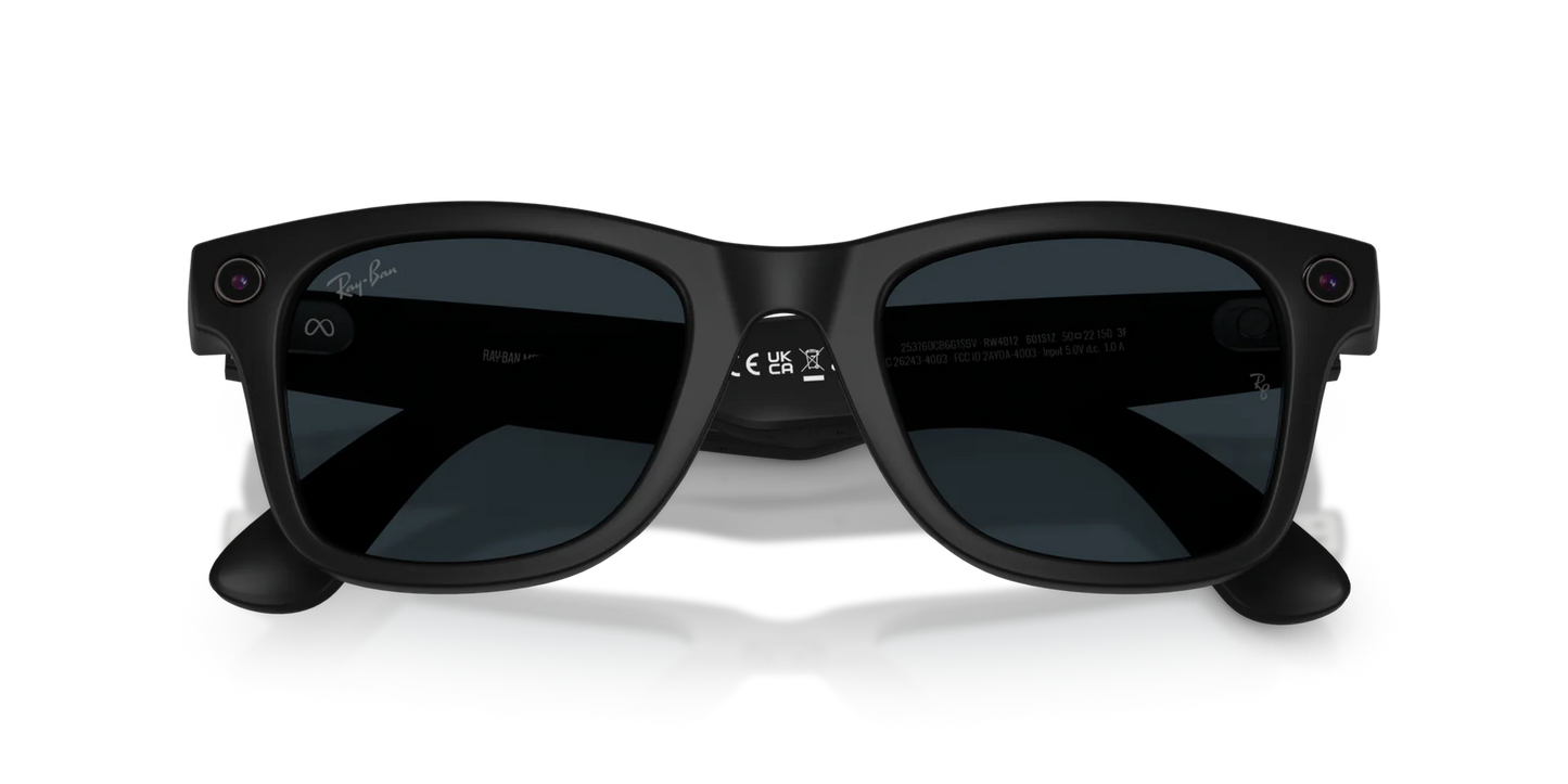 W4012 Ray-Ban | Meta Wayfarer L Transitions® Black/Clear Grey