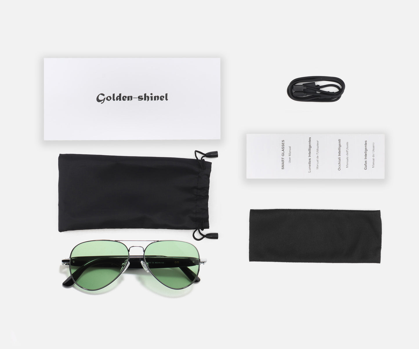 Golden Shinel - Bluetooth Sunglasses GS8010C5 Aviator