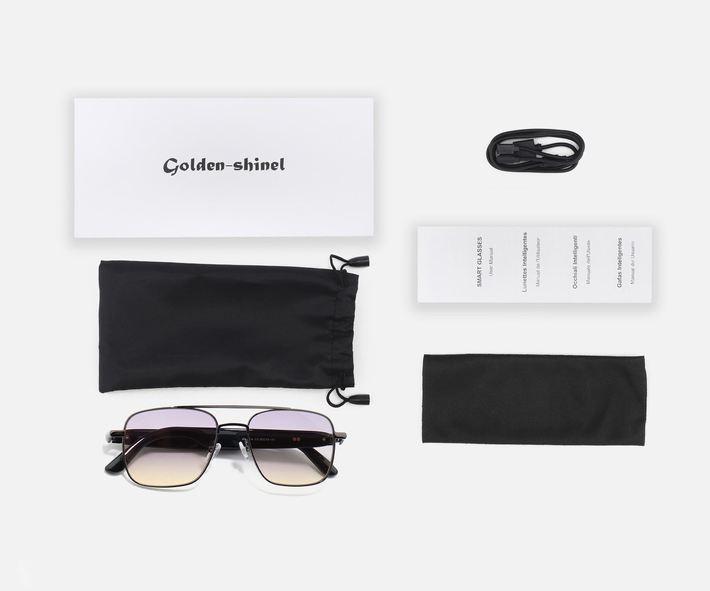 Golden Shinel - Bluetooth Sunglasses GS8014C9