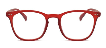 FOCUS’d Model P13037 Reading Glasses – Blue Light Protection - Red