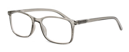 FOCUS’d Model P16068 Reading Glasses – Blue Light Protection - Crystal Grey