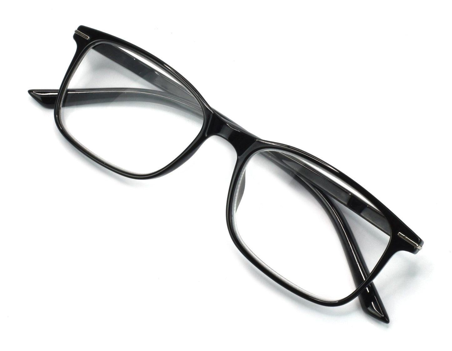 FOCUS’d Model P16068 Reading Glasses – Blue Light Protection - Shiny Black