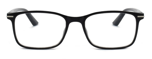 FOCUS’d Model P16068 Reading Glasses – Blue Light Protection - Shiny Black