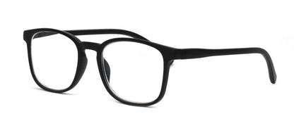 FOCUS’d Model P16104 Reading Glasses - Blue Light Protection - Matte Black