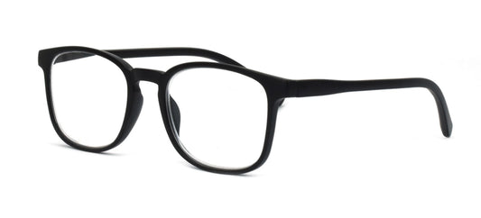 FOCUS’d Model P16104 Reading Glasses - Blue Light Protection - Matte Black