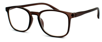 FOCUS’d Model P16104 Reading Glasses Blue Light Protection – Matte Brown -