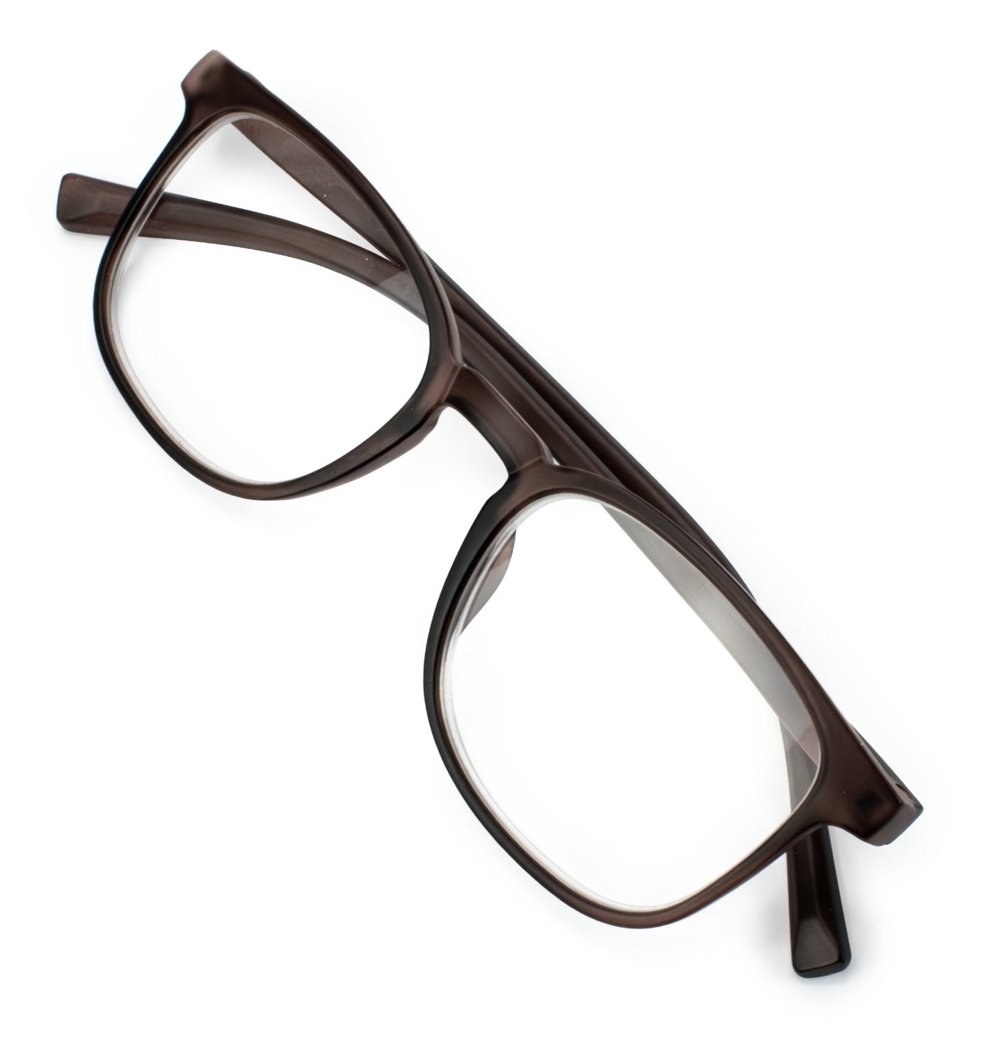 FOCUS’d Model P16104 Reading Glasses Blue Light Protection – Matte Brown -